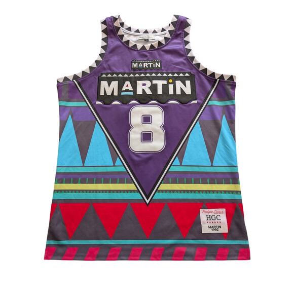Headgear Classics Martin #8 IM The Man Sports Basketball Jersey Men's Size 2XL - Picture 1 of 12